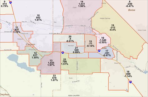 Map Of Ada County Idaho - Zorah Kiersten