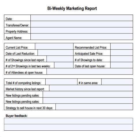 FREE 19+ Sample Marketing Report Templates in Google Docs | MS Word ...