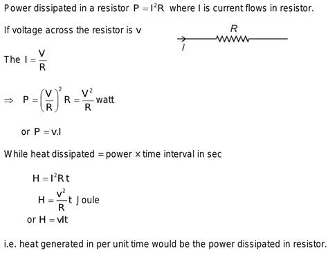 what is the difference between the heat generated and power dissipated ...