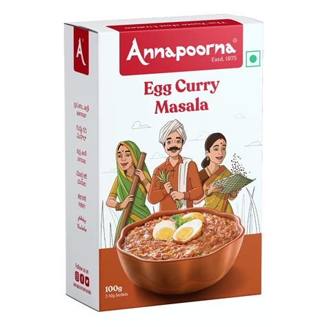 Buy Egg Curry Masala Powder- Annapoorna Masalas & Spices