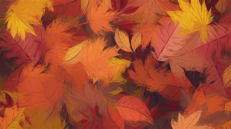 Abstract autumnal textured background animation with gently rustling ...