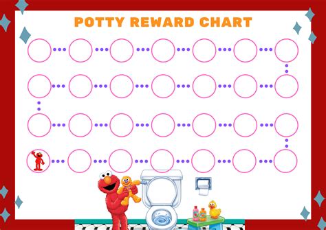 Potty Training Reward Chart Template