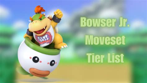 Create a Super Smash Bros Ultimate Bowser Jr. Moveset Tier List - TierMaker