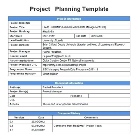 Project Management Plan Template | Qualads