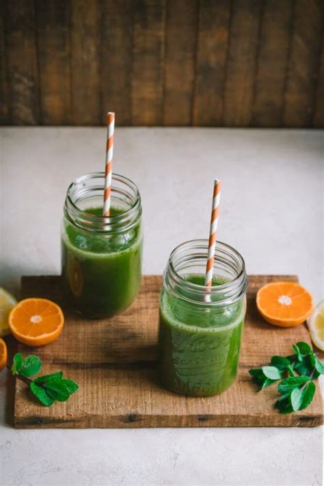 Easy Spring Green Citrus Smoothie with Ginger - All We Eat