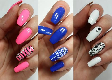 Easy Nail Art Designs for Short Nails | Freehand