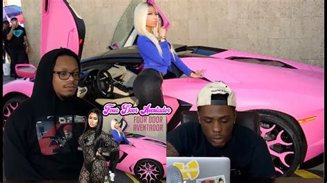 Nicki Minaj - Four Door Aventador Reaction!!! - YouTube