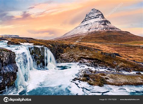 Kirkjufell Mount Waterfall Kirkjufell Church Mountain 463M High ...