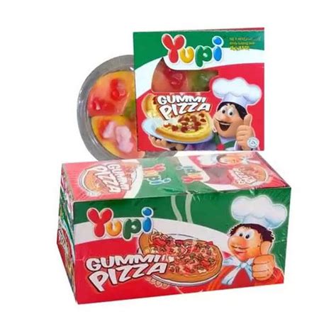 Yupi Gummy Pizza Jelly candy 15gm x 12pcs - Mawola Traders