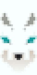 White wolf banner Minecraft Banner