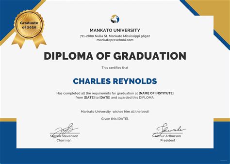 Diploma Certificate Template Deped - Template 2 : Resume Examples # ...