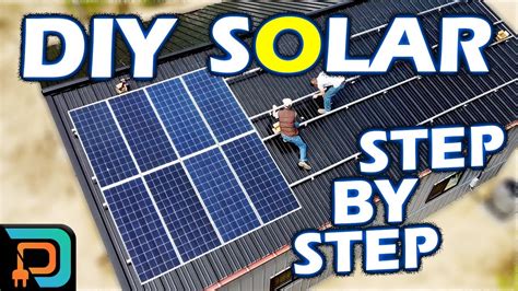 9kW DIY Home Solar Panel System Installation - Start to Finish - YouTube