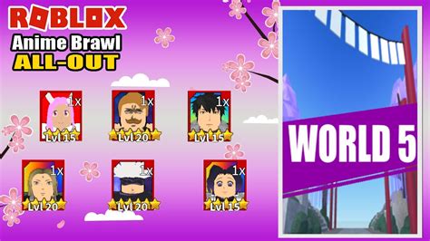 Infinity Mode WORLD5 Wave 175 Roblox - Anime Brawl: ALL OUT - YouTube