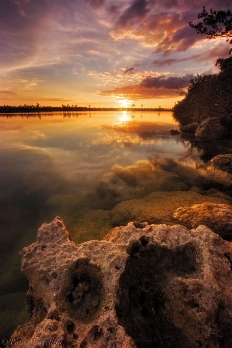 Stars at Sunset | Pine Glades Lake, Everglades National Park, Florida ...