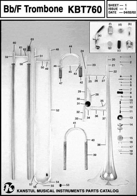 Parts: Trombone 760 – Kanstul Musical Instruments