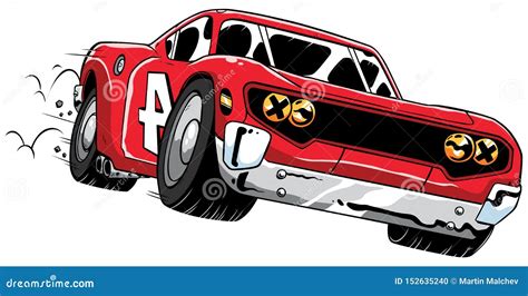 Race Car Speeding stock vector. Illustration of motor - 152635240