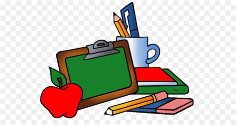 Cartoon School Supplies Clipart