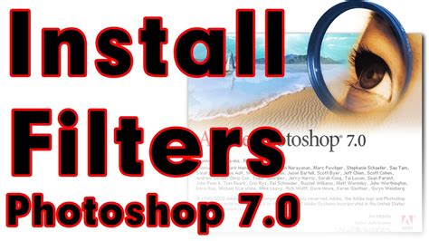 How To Download And Install Filters In Photoshop 7.0 In Hindi Urdu ...