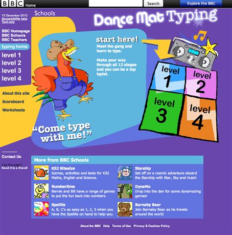 Dance Mat Typing - Kirbey's Technology Site!