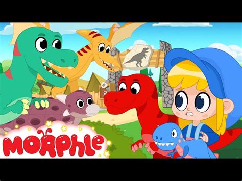 Dinosaur Theme Park - Mila and Morphle | Cartoons for Kids | My Magic ...