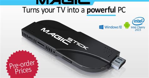 MagicStick - Most powerful PC stick - 8GB RAM! | Indiegogo