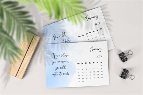 Motivational Quotes Calendar 2024 - Yearly Calendar 2024