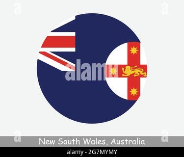 New South Wales Australia Flag. Flag of NSW, AU. Australian State ...