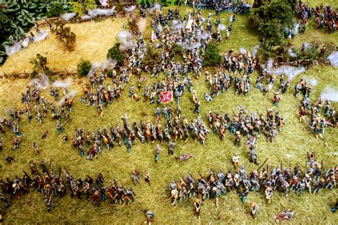 Gettysburg! Pickett's Charge. A total of 2000 painted soldiers on this ...