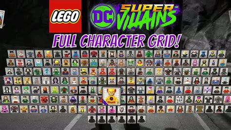 LEGO DC Super Villains - All Characters Unlocked! All 162 Characters ...