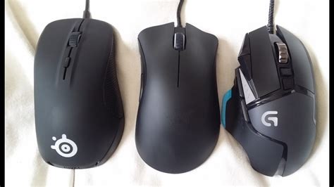 Gaming mouse showdown - Logitech G502 vs Razer Deathadder vs ...