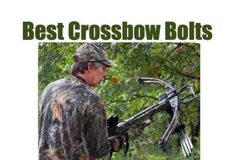 Best Crossbow Bolts In 2024 Tested And Reviewed - Deer Hunting Guide