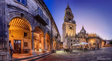 Cathedral of Santiago de Compostela - Square Quintana, Old Town of ...