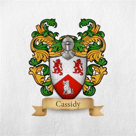 Cassidy Family Crest Print | Etsy