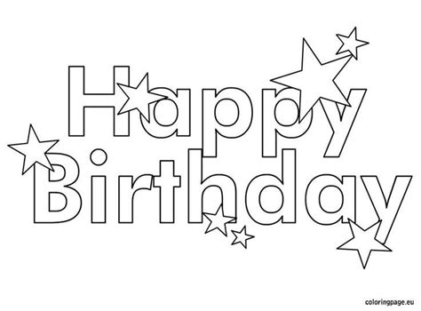 Free Happy Birthday Stencil Printable 2024 - FreePrintableBirthday.net