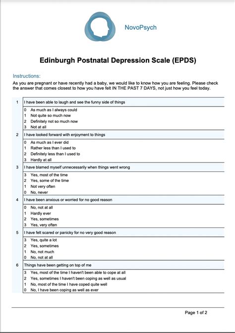 Postpartum Depression Screening Questions