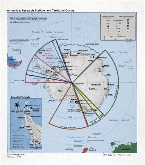 Large Detailed Map Of Antarctica Antarctica Large