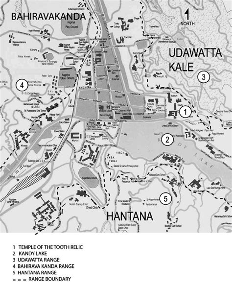 Map of Downtown Kandy | Download Scientific Diagram