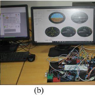 Examples of avionics-related laboratory experiences. (a) Avionics ...