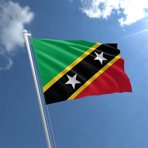 St. Kitts & Nevis Flag | Flag of St. Kitts & Nevis | The Flag Shop