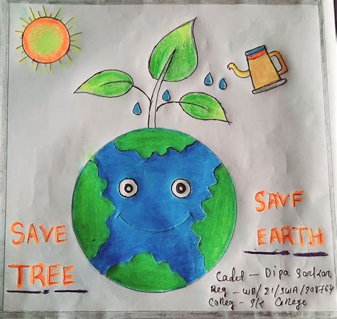 Save tree ? save earth ? – India NCC