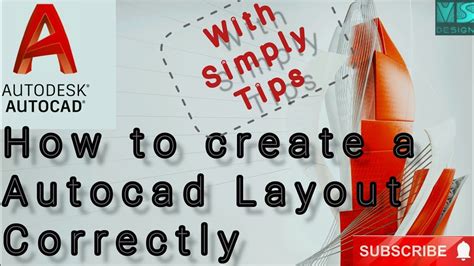 How to create an Autocad layout correctly @vsdesign98 - YouTube