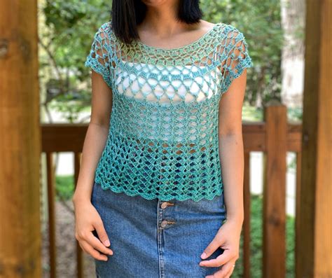 Crochet Lace Top for Summer - KnitcroAddict