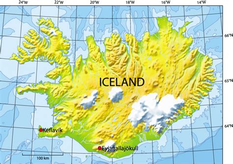 Iceland Volcano Map 2024 - Maire Hedwiga