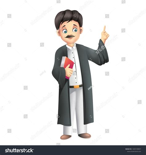 Lawyer Illustration Cartoon Art Work: ilustrações stock 1409190857 ...