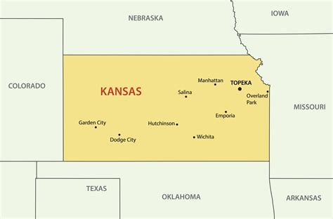 Kansas Map State And District Map Of Kansas Political Map Of Kansas ...