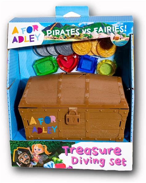 A FOR ADLEY Merch, Adley Toy Pirates vs Fairies Treasure Dive Chest for ...