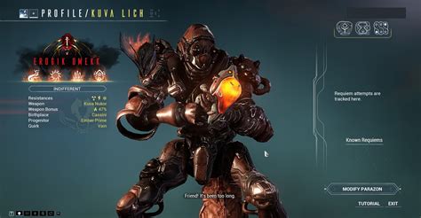 Kuva Weapons – Liches, Percentages, Forma – The Daily SPUF