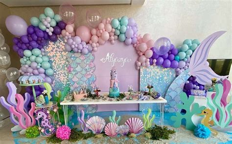 Mermaid Birthday Party Ideas | Photo 1 of 23 | Mermaid party ...