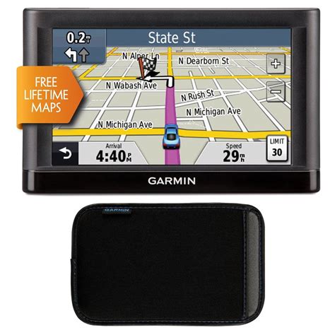 Garmin nuvi 52LM 5in Portable Vehicle GPS Lifetime Maps US - Walmart ...