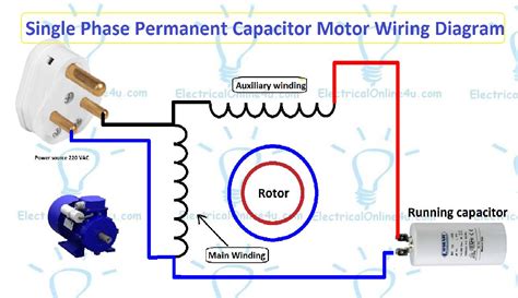 Permanent Split Capacitor Motor Wiring Diagram